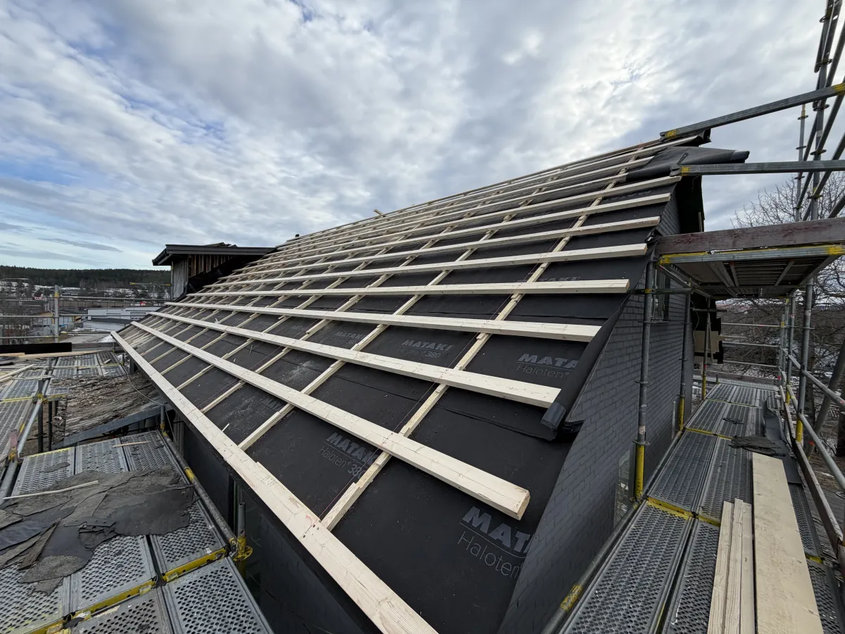 Takbyte & underhåll